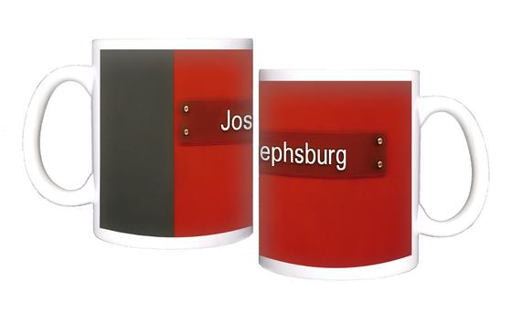 U-Bahn-Tasse München, U-banhhof Josephsburg, Bayerns Landeshauptstadt München, Kaffeetasse, Lieblingstasse, tom baecker, a-point-of-view, Haltestelle, Münchner U-Bahn, Geschenkidee für Münchner, Geschenk für Expats, Abschiedsgeschenk