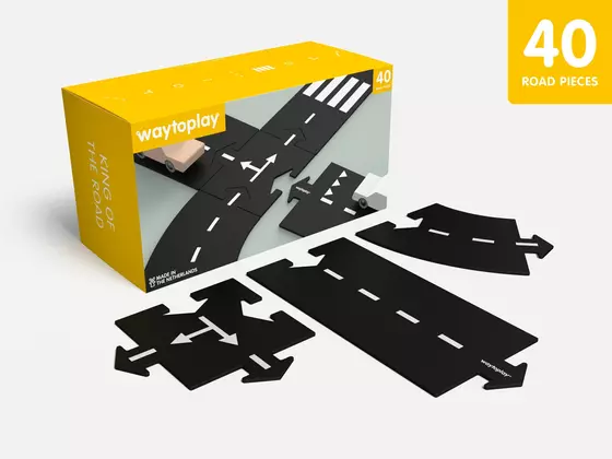 Waytoplay Toys King of the Road Extra Large Set 40 Teile