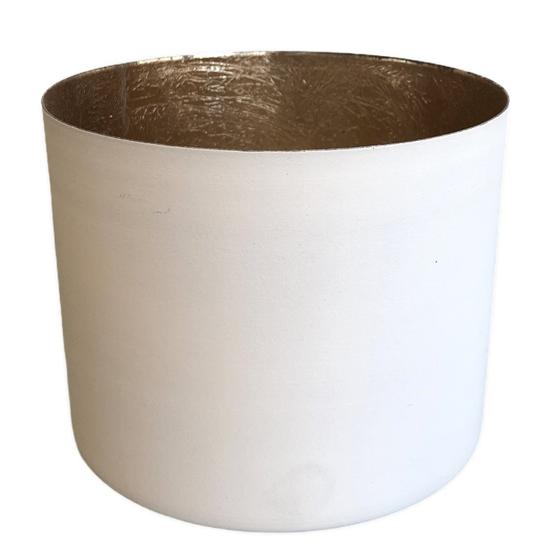 Gift Company Chennai Windlicht L weiß/ gold