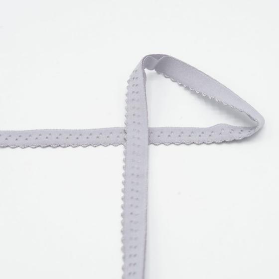 Elastisches Einfassband hellgrau