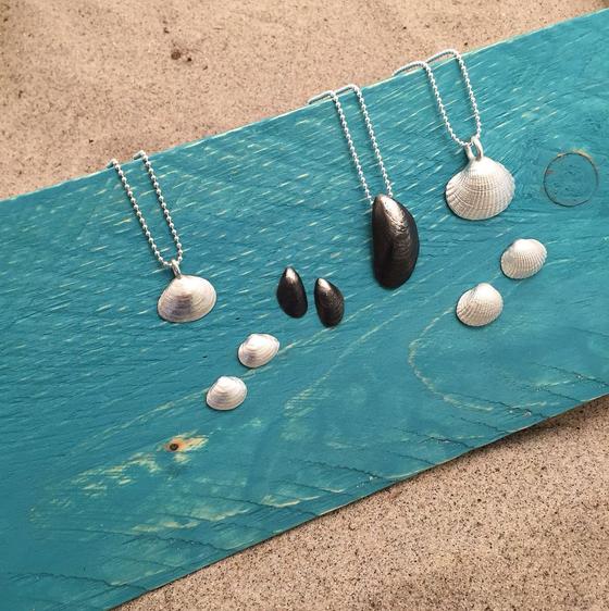 schmuckset-große-herzmuschel-silber