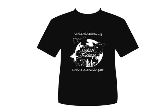 Herren T-Shirt, Motiv Weidetierhaltung