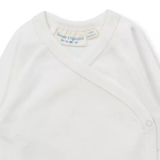 Sense Organics Wickelbody Langarm Ygon White