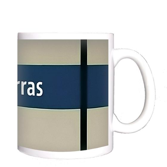 U-Bahn-Tasse München Sendling, U-banhhof Harras, Bayerns Landeshauptstadt München, Kaffeetasse, Lieblingstasse, tom baecker, a-point-of-view, Haltestelle, Münchner U-Bahn, Poccistraße , Brudermühlstraße