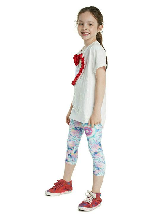 T-Shirt "Northhampton" mit aufgenähten Stoffherz und Wendepailletten