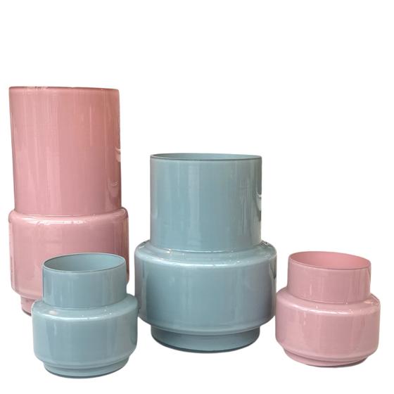 Blyco KALI Mini Vase, Teelicht blau