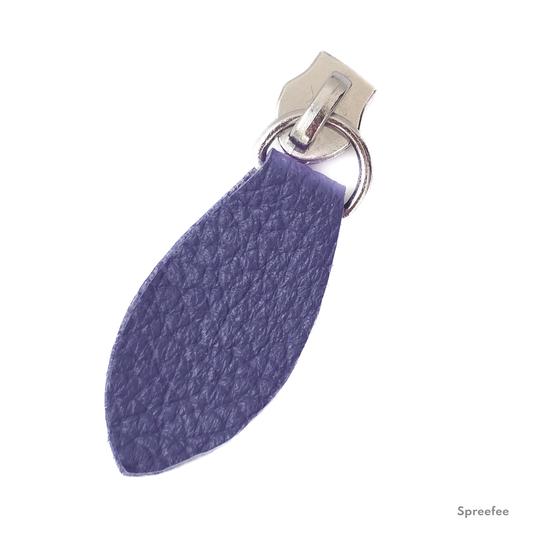 Lederzipper für Endlosreißverschluss bei Spreefee in verschiedenen Formen und Farben kaufen