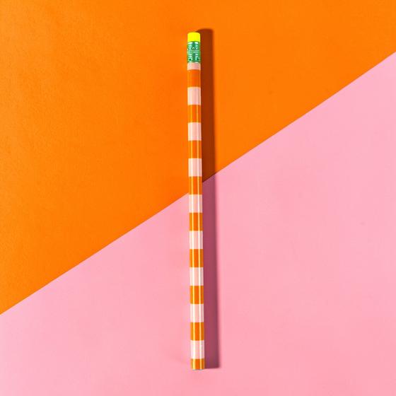 ava&yves Bleistift Stripes Rosa Orange