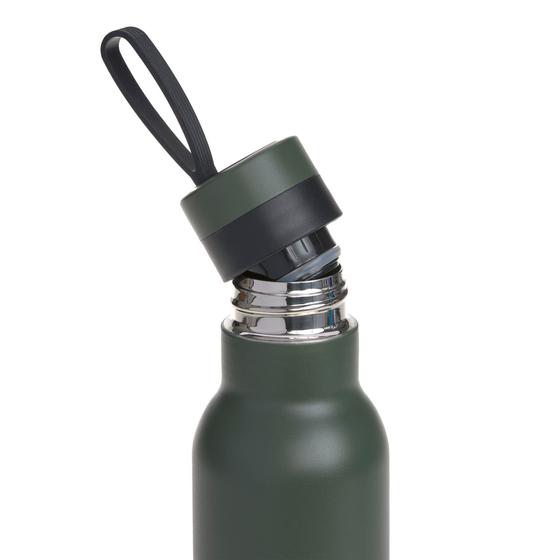 Lässig Edelstahl Trinkflasche Doppelwandig Bold Dunkelgrün