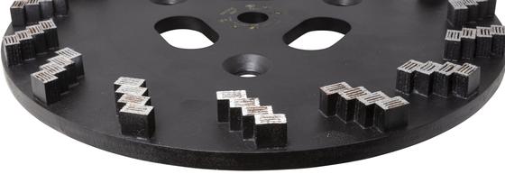 Diamant Schleifscheibe <br> Ø 300 mm passend für Roll Sanierungsfräse <br> Typ Airflow für extrem harten Beton