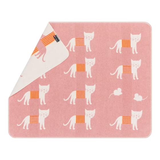 David Fussenegger Babydecke Katzen Rouge