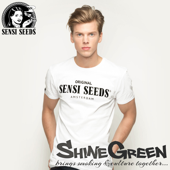 T-Shirt, Sensi Seeds®, Original Sports, Weiß, Promo 1