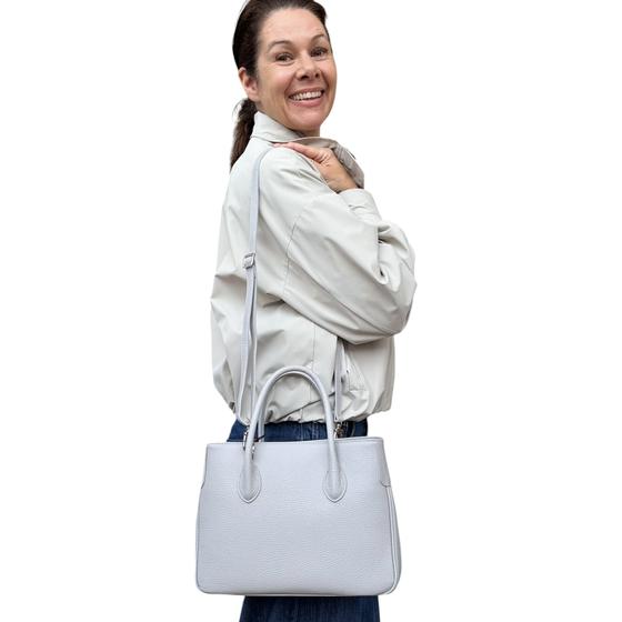 Maxima Handtasche klein nebbia, hellgrau