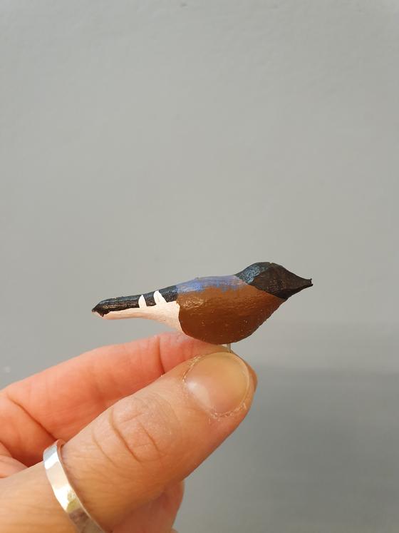 Holzvogel zum Aufstecken