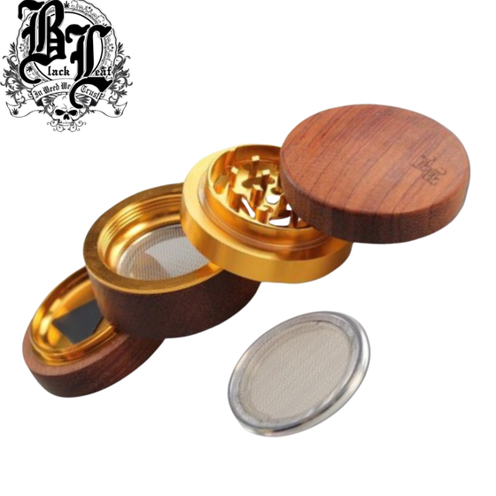 Grinder, Black Leaf®, Alu.-Holz