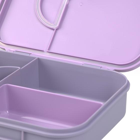 Lässig Kinder Brotdose - Bento Lunchbox Little Gang Herz Lila