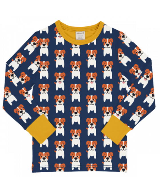 Langarmshirt "Farm Dog", Biobaumwolle, GOTS