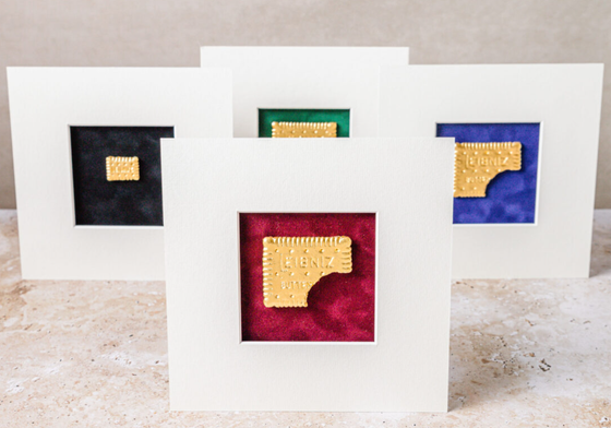 Vergoldeter Glückskeks aus Hannover