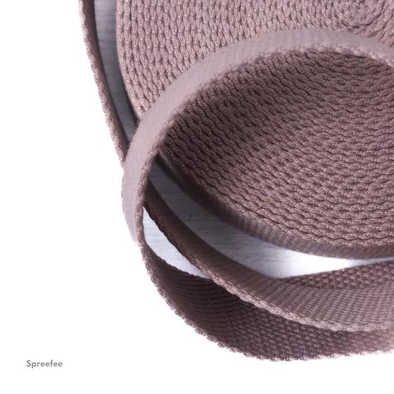 Gurtband Baumwolle Polyester mauve graulila zum TAschen nähen bei Spreefee kaufen
