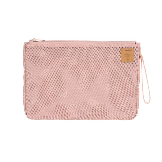 Lässig Windeltasche Clutch Soft Stripes Rose