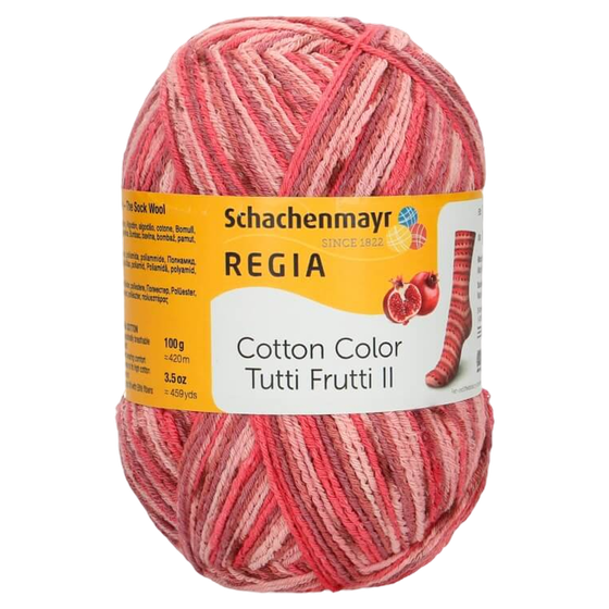 Regia Cotton Color Tutti Frutti 02422 pomegrante color