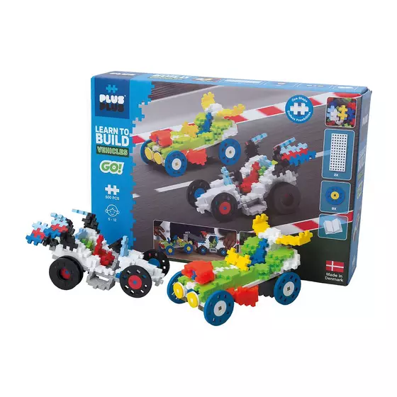 Plus Plus 500 Kreativ Bausteine GO! Fahrzeuge