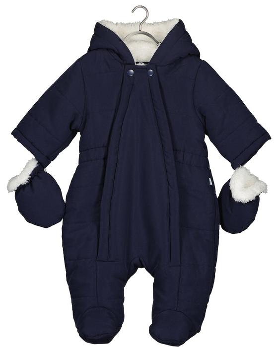 Outdoor-Overall mit Kapuze, Handschuhe und Füßchen, nachtblau