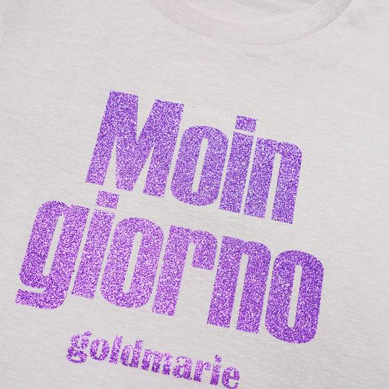 goldmarie Kinder T-Shirt MOINGIORNO - lilac - lila mit Glitzer