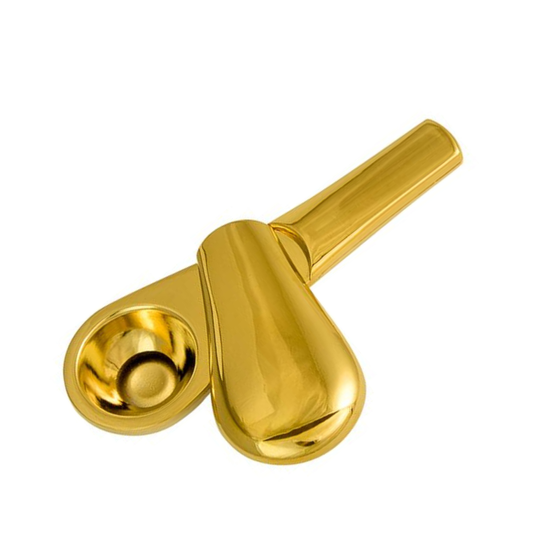 Metallpfeife, Spoon Pipe, Gold