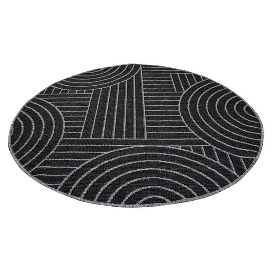 DUO Rug wendbarer Teppich antrazit grau