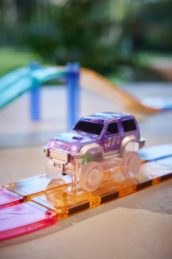Cleverclixx Race Track Car Purple