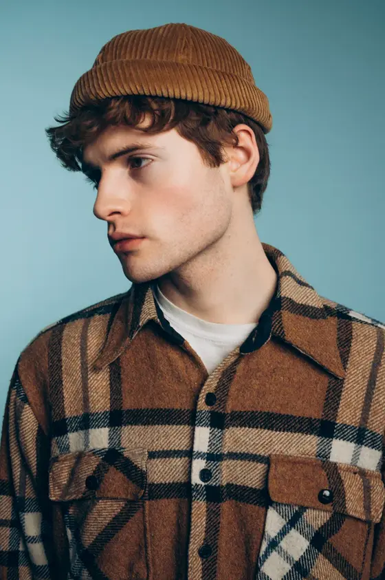 Docker Beanie Corduroy Brown von Beton Cire