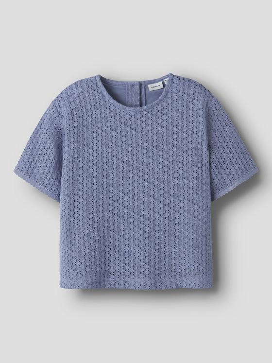 Name It Häkel T-Shirt Purple Impression