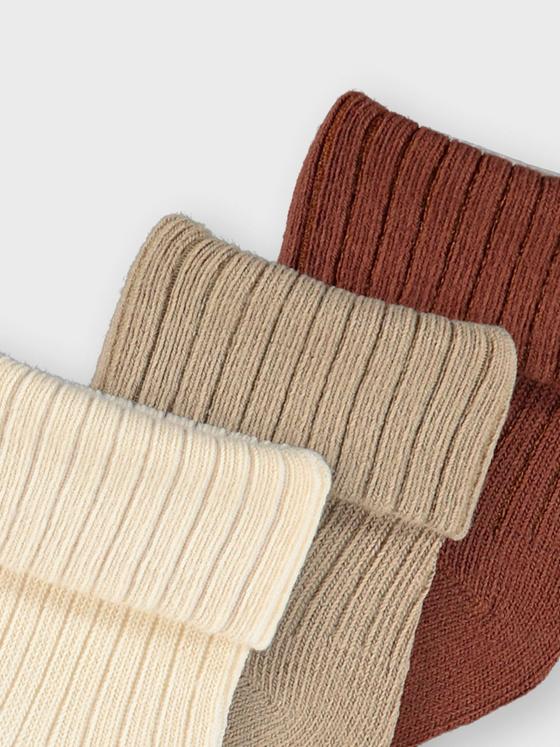 Name It 3er Pack Babysocken Affogat