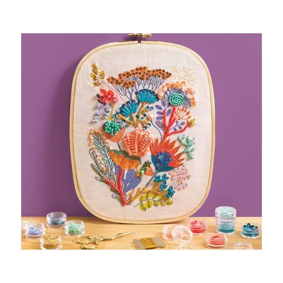 Djeco Atelier 58 Perlenstickerei Blumen 