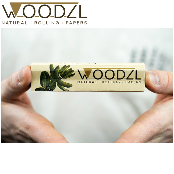 Papers mit Tips, WOODZL, Brown, King Size Slim