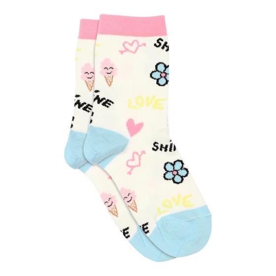 Socken "Summerfeeling", weiß