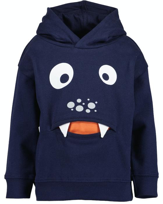 Sweatshirt "Monster", reine Baumwolle, nachtblau