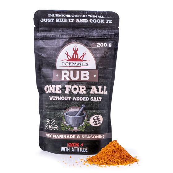 Poppamies RUB-One For All- no added salt 200g