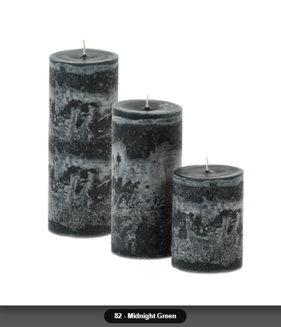 Kerze | SUPER CANDLE 8,6 - 20 / Midnight Green