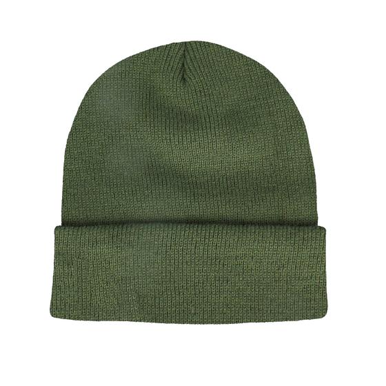 goldmarie Beanie Mütze LOVE IS MY SUPERPOWER - olive 