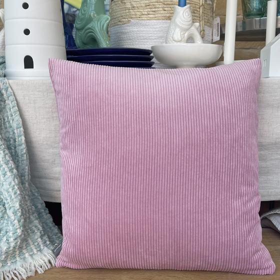 Pad Kissenhülle 40x40 CASUAL Cord rose