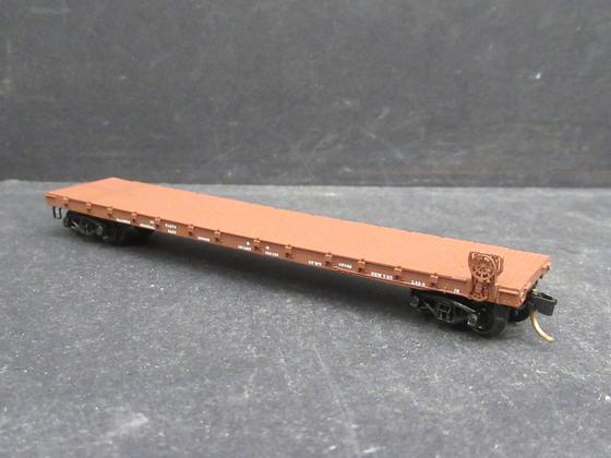 Kadee Micro-Trains 45010 Illinois Centran IL 61074 50´ flatcar braun Spur N