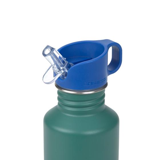 Lässig Edelstahl Kinder Trinkflasche Little Gang Rainbow Green