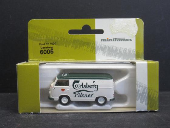 Roco 6005 Ford FK 1000 Transporter Carlsberg Pilsener Spur H0 OVP