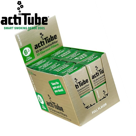Aktivkohlefilter, actiTube®, Extra Slim, 10er