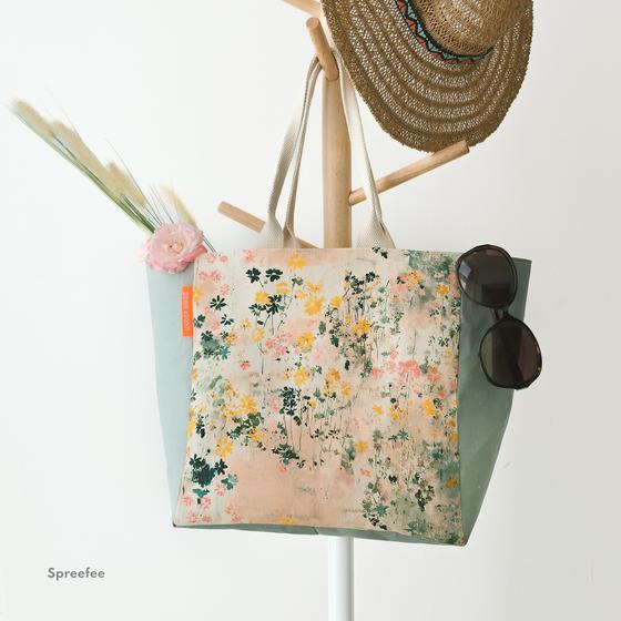 Fieldstone Tote (Papierschnitt) von Noodlehead – Tasche in Mini & Regular, mit Reißverschluss-Option und Innenfach. Ideal für Lieblingsstoffe & Patchwork.
