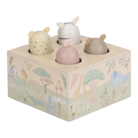 Little Dutch Holz Pop Up Safari Friends Grün