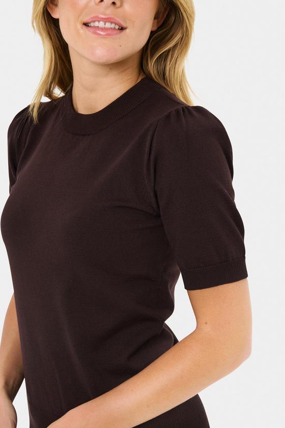 SAINT TROPEZ MilaSZ SS Pullover 30511788 - schoko-braun