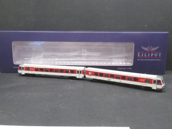 Liliput L 163204 Dieseltriebwagen 628 DB AG Westerland Sylt Shuttel Plus rot Next 18 Spur N OVP